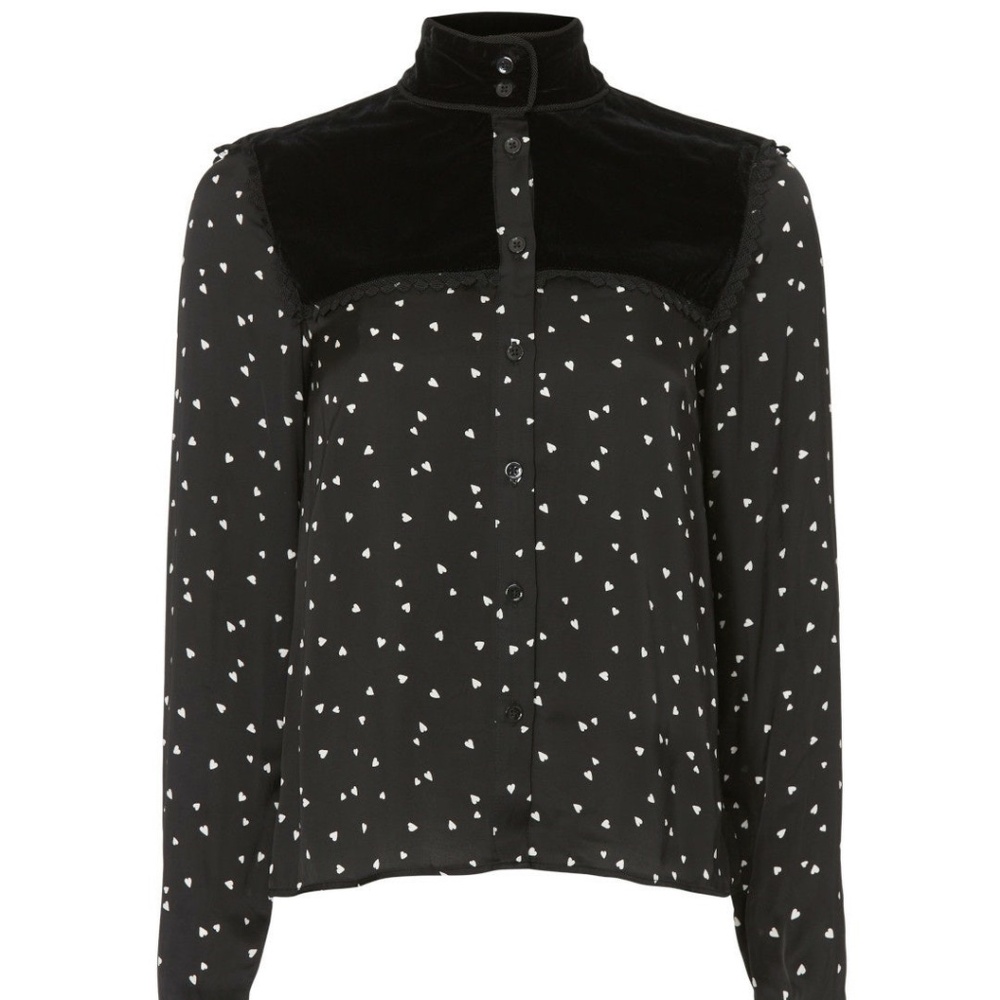 The Kooples Elegant Black Fabric, (Kooples Size 0/US size 2
